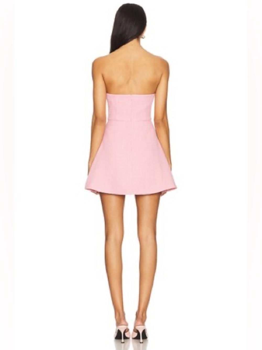 MORE TO COME 
Anwen Mini Dress in Baby Pink - Picture 3 of 9